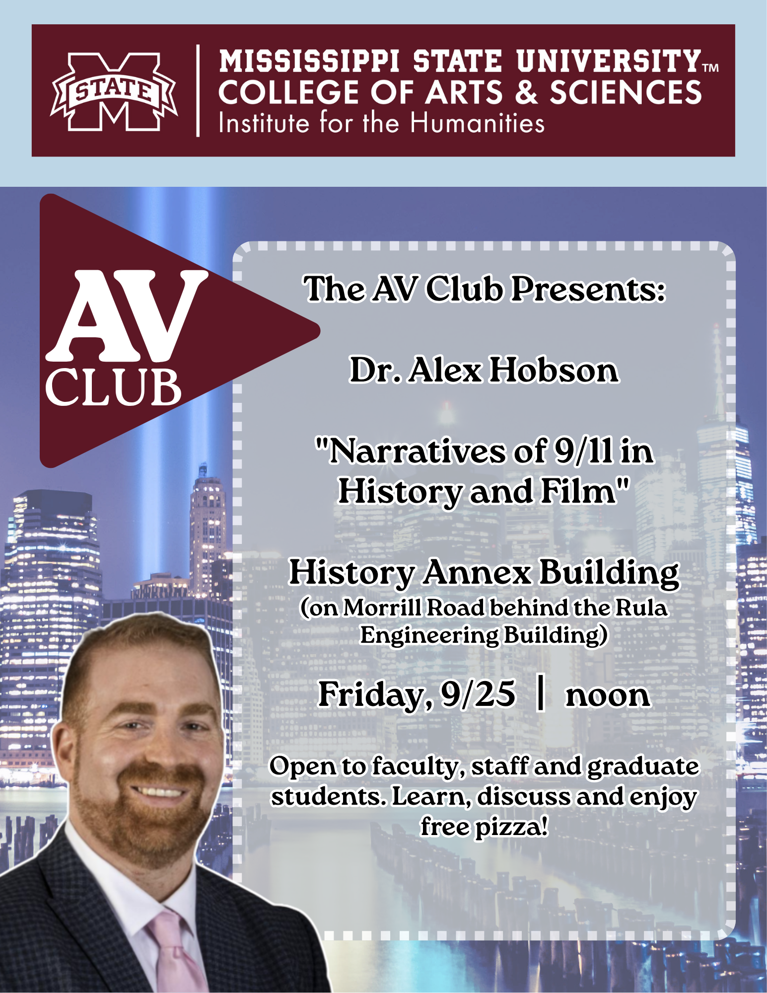 AV club meeting flyer